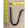snake hook next two tape measures showing 5.5 inch depth and 3.5 inches across
